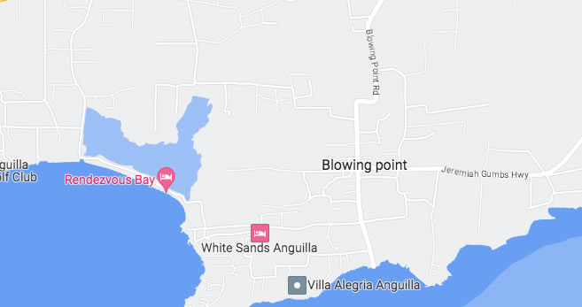 Mapa del Distrito Isla de Anguila