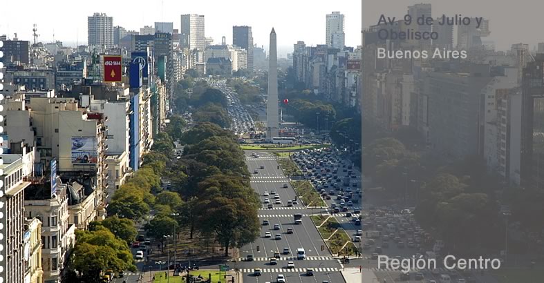 avenida 9 de julio y obelisco porteño