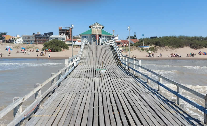 Mar del Tuyú y su playa.