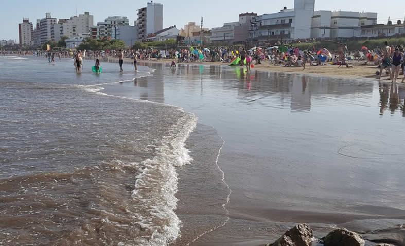 Playa de Santa Teresita.